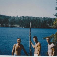 1960 Boundary Waters Trip Gary Lorenzen, John Falvlb & Nap