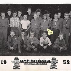 Nap at Scout Camp 1952