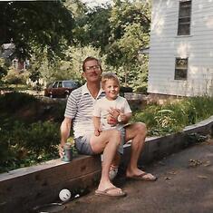 Joe & Grandpa Summer 1989