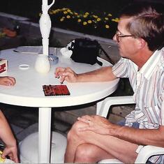 Joe & Grandpa Checkers Challenge 1991