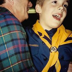 1993 Joe & Grandpa Big Winner! Pine Wood Derby