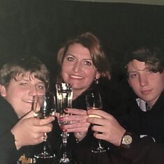Momma, P.J.& Nate celebrating new years 2004
Grayson, Ga