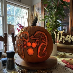 Halloween 2021 mamma carved sweet pumpkin for you!