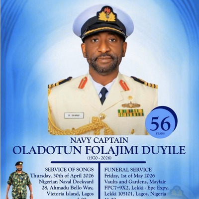 Navy Captain Oladotun Folajimi Duyile