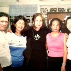 Taguig Philippines --- from left to right Roger, Josie, Marietta, Lorna and