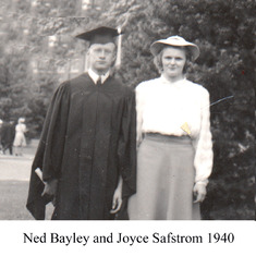 Ned and Joyce Graduation 1940