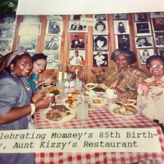 Birthday Celebration @ Aunt Kizzy's Marina