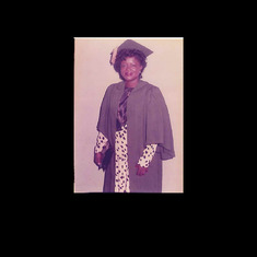 Mum at graduation at the University of Nigeria Nsukka