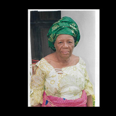 Mum's mother- Mrs Roseline Ikeh of blessed memory