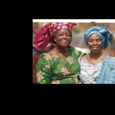 Mum with her one of sister Inlaw Mrs Vicky Anowi