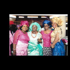 Mum and her colleagues- Mrs Okwesili, Mrs Okorie and Mrs Okoye