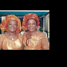 Mum and her youngest sister Mrs Nonye Ejikeme