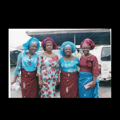 Mum with her daughter Adaobi and her sisters