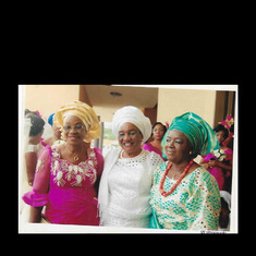 Mum with Chief Mrs Dorothy Okeke(Deputy Gov's mum) and her sister Prof Virgy Agwagah