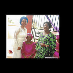 Mum, her sister in-law Mrs Ngozi Okagbue and Oby Lawson