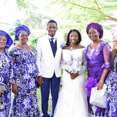 Mummy with her friends at a wedding 