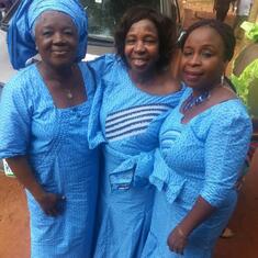 Mum with her husband’s sister Mrs Ego Amuta and daughter Nkiru