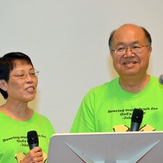Nelson and Karen sharing at CCCB 40th anniversary in 2012