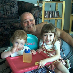 Grandpa with Haley and Ben