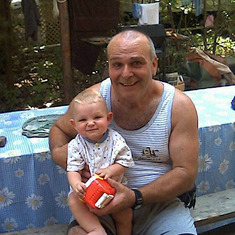 Grandpa with Taylen