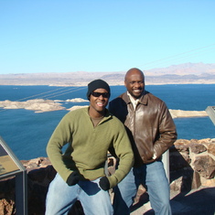 with Dennis at Hoover Dam