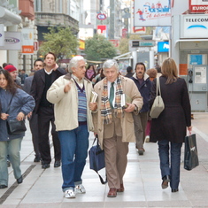 De visita en Rosario con su querido primo Ernesto