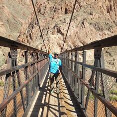 Nemorio's First Time at Grand Canyon - 09-05-2016 (Crossing the Colorado River)