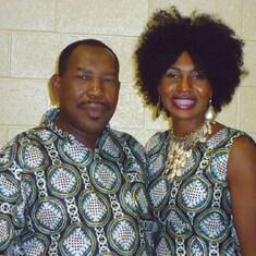 Dr Pamo and Mrs Hetty Igali at the Service of Song held 11/10/2012 in Decatur, GA, USA in memory of their father, Pa Newton Igali.