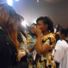 Shade, Grand-daughter to Pa Newton Igali at Mass 17/11/12