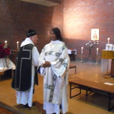 Clergy during Service