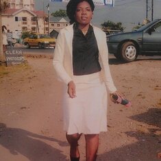 Nesla, on the day of her matriculation