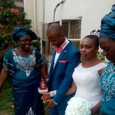 Mum daughters wedding, Nigeria