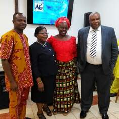 Mummy Peace with Pastoral team, New York