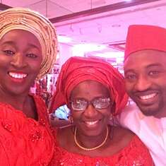 Ngozi, mum and CJ