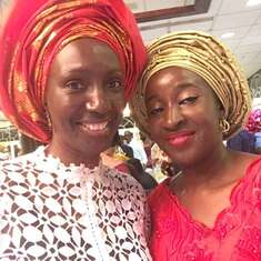 Ngozi with Aunty Mary