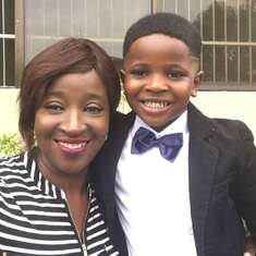 Ngozi and her son, Ezindu