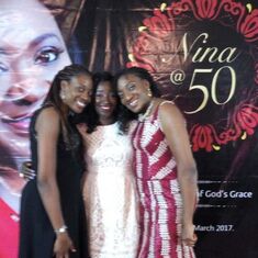 Ngozi with Chinwe and Chinyelu