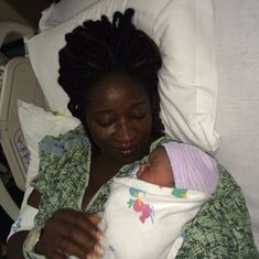 Ngozi and baby Chinekwu