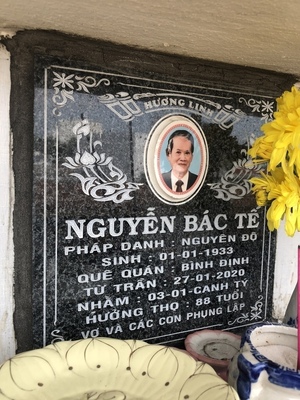 NGUYỄN BÁC TẾ                               1933-2020