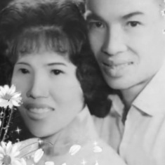 Our Father's youngest Brother(Nguyen-Ngoc-Hoang, 1934-1997) and Wife.