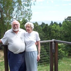 Ken and Nora at their Napa house in 2008
