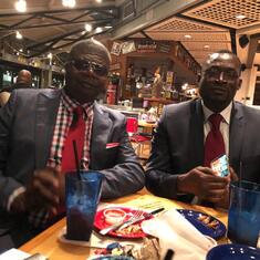 During Lunch Invitation in Baltimore Inner Harbor MD USA with the Sibedwo's 
