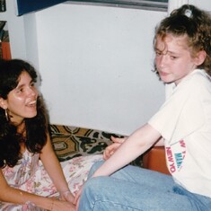 1988 - Nicola meeting Marcella for the first time