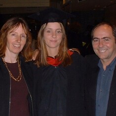 1999 - Graduation night with mum and dad