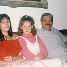 1988 - With Carla and Carlos In Rio de Janeiro