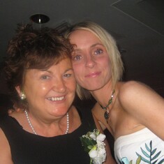 2008 - With Mag at Emily's Wedding