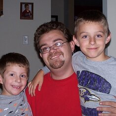 Devin, Uncle Nick and Nathan