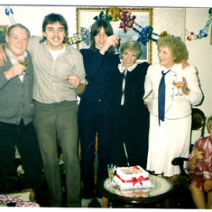 Dad, Chris, Nick, ma and mum, circa 1984 copy
