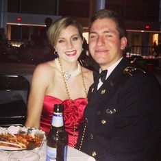 Our last military ball as Cadets.