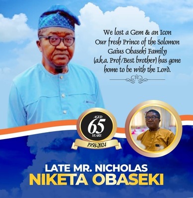 Niketa Nicholas Obaseki